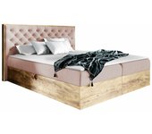 Cama continental baltimore 182, continental, doble, 200x200, tapiz, somieres, 210x211x105cm