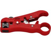 Pelacables coaxiales y de datos knipex 166006sb herramienta para pelar y desmantelar cables