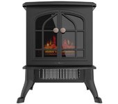 Cecotec chimenea eléctrica de pie readywarm 2000 flames. 2000 w 2 niveles de potencia termostato ajustable y control independiente de las llamas