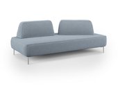Newton sofá modular con respaldos removibles 212 cm azul claro