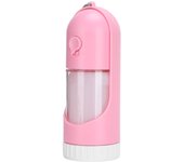 Botella de agua y comida para mascotas, dispensador portátil de doble propósito para exteriores, retráctil para perros y gatos (moselotaa3qs