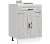 Maison exclusive - mueble bajo de cocina kalmar gris sonoma madera de ingeniería
