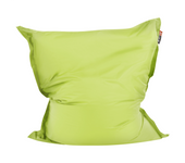 Beliani funda para puf fuzzy 180 cm 140 cm verde lima