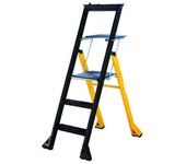 Centaure escalera de tijera de aluminio 3 peldaños mister t nf en131 - 447203