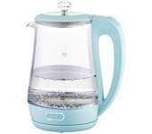 Maestro mr-052-blue hervidor eléctrico de vidrio, azul 1,7 l