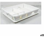 Escurridor para fregadero tontarelli scolap. blanco 47 x 38 x 8,5 cm (12 unidades)