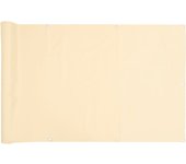 Pantalla de privacidad de balcón pvc crema 700x120 cm