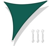 Vela de sombra exterior impermeable para sombrilla de tres lados para terraza de jardín 2x2x2m-verde