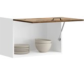Mueble de pared de cocina kalmar de madera contrachapada de roble ahumado
