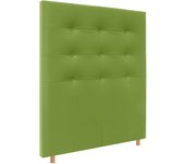 Dhome cabecero de polipiel capitoné hasta el suelo 110x120cm camas 105 - verde
