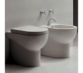 Perchero de pared de 2 piezas serie gedy pirenei - blanco mate