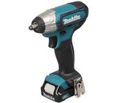 Makita tw140dsaex - llave de impacto a bateria 12v cxt 140 nm + bateria 2,0ah + cargador + llaves de vaso