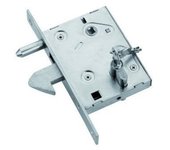 Cerradura para puerta metálica de embutir 60mm inox gancho 325 ebro