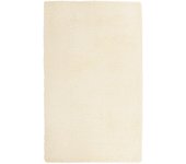 Alfombra de pelo largo navarra color crema 80x150 cm poliéster