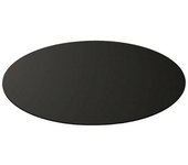 Protector de suelo de hierro para estufas y chimeneas - tamaño redondo diámetro 89 cm - 10,5 kg