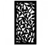 Bush - panel de pvc perforado - medidas sombrilla 50x150 cm - color negro