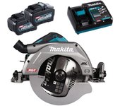Cabbago hand circular sierra 40v máx. hs011gt201 | 2 baterías 5.0 ah + cargador