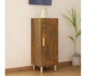 Aparador | aparador de comedor | armario de cocina madera de ingeniería roble ahumado 34,5x34x90 cm cfw25895