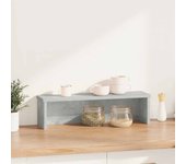 Estantería cocina apilable madera ingeniería gris hormigón