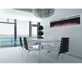 Chimenea eléctrica 182cm empotrable - kamin white nice 72