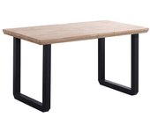 Mesa extensible roma roble nordish pata negra 77 cm(alto)140-180-220 cm(ancho)80 cm(largo)