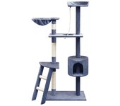 Maison exclusive - rascador para gatos poste rascador de sisal 150 cm azul oscuro
