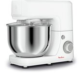 Moulinex impastatrice masterchef essential robot de cocina 800 w 4,8 l blanco, gris