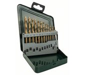 Conjunto de taladro metálico titanio. de 13 piezas