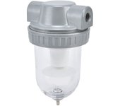 Filtro de compresor de aire de aleación de aluminio para pc, minifiltros de aire comprimido a prueba de agua y prevención de polvo (qsl-10)