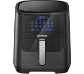 Grifema friggitrice ad aria calda 6.5l/1800w air fryer con 12 programmi con touch screen led e preriscaldamento,tempo temperatura regolabili per frigg
