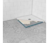 Plato ducha 90x90cm recortable a medida para ducha italiana - rainy 90