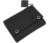 Panel solar portátil, kit de cargador solar plegable de 25 w 5 v, 8 paneles solares plegables, rendimiento monocristalino para mini ventilador, teléfo