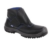 Bota de piel seguridad s3 modelo urian color negro con cierre de velcro y puntera de carbono light - tallas de 36 a 47 cofan