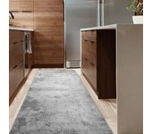 Tapetes de cocina de vinilo antideslizantes cemento 60x240 cm