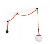 Lámpara configurable axia 4 - kit lámpara bola 12w + cinta textil eléctrica + accesorios