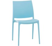 Silla maya azul claro