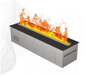 Chimenea eléctrica con quemador de vapor de agua 3d app inserto incorporado 75 pro-line