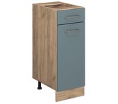 Vicco mueble bajo de cocina r-line, gris azulado, 30 cm sin encimera