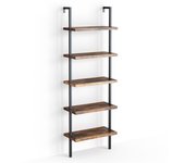 Vicco librería ava, madera antigua, 60 x 183 cm
