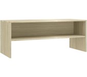 Mueble tv | mueble de salón | mesa de tv madera contrachapada color roble 100x40x40cm cfw99621