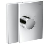 Termostato axor edge del tamaño de una mano, highflow oculto, 46740000, color: cromo