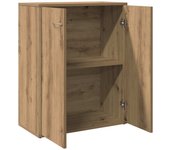 Aparador | aparador de comedor | armario de cocina de madera de ingeniería roble artisan 60x30x75 cm cfw32555