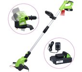 Vidaxl desbrozadora inalámbrica con batería de ion-litio 20v 1500mah