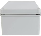 Caja de conexiones eléctricas con placa de montaje, de plástico abs, para proyectos eléctricos, resistente al agua ip67, color gris