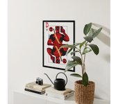 Cartel artístico de komar - marvel deadpool jack of all trades - talla: 40 x 50 cm