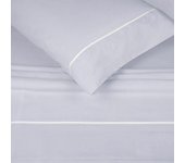Juego de sábanas diseño 241 burrito blanco, 50% algodón - 50% poliéster ancho de 180 cm en color gris