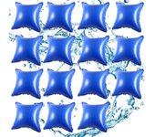 Cojines inflables para piscinas elevadas 122 x 122 x 60 cm, cojín de aire para piscina, cojín para piscina 15pcs