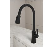 Grifo mezclador de cobre negro para fregadero - beata