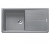 Franke basis bfg 611-97 fregadero 97x50cm con escurridor reversible, fragranit +, gris piedra (bfg611-97sk)