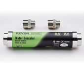 Vevor descalcificador de agua sin sal para toda la casa, sistema desincrustante físico 4 m³/h agua potable, aleación saas, duradero, todos los tubos